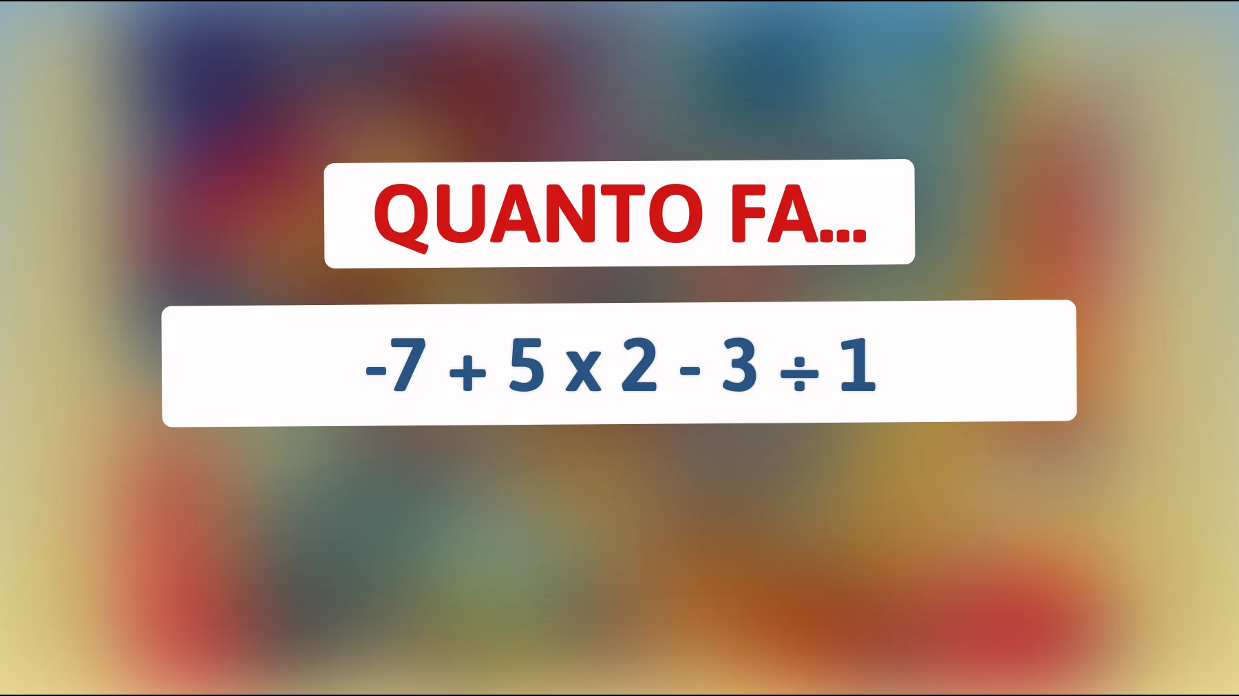Scopri la risposta che sta mettendo in crisi anche i menti più brillanti - Riuscirai a risolverlo al primo colpo?"