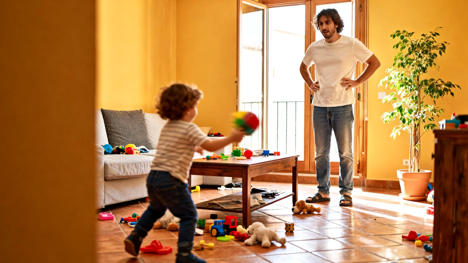 Genitori che faticano a stabilire regole e limiti con i propri bambini a causa di un atteggiamento eccessivamente permissivo, rischiando di crescere figli poco autonomi e con difficoltà a gestire frustrazioni e responsabilità"