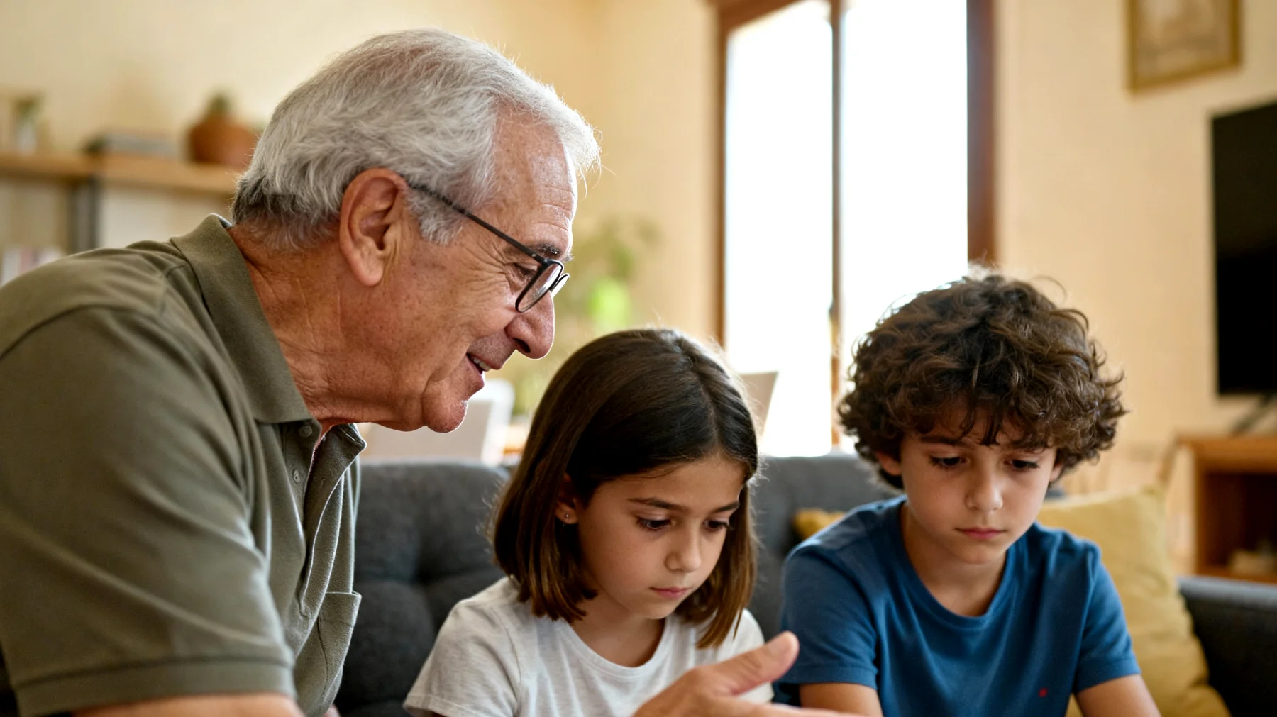 Il nonno nota che i suoi nipoti bambini mostrano scarsa fiducia in se stessi, si sminuiscono continuamente davanti alle sfide quotidiane e hanno paura di sbagliare, evitando di provare nuove attività o giochi per timore di non essere all'altezza"