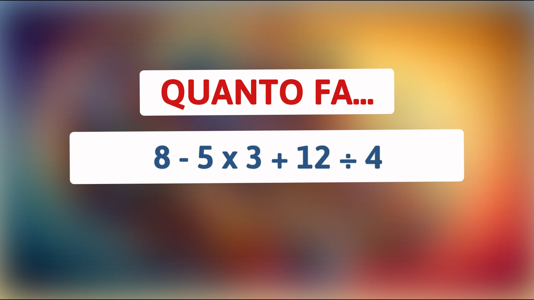 Solo i veri geni riescono a risolvere questo enigma matematico: sei uno di loro?"