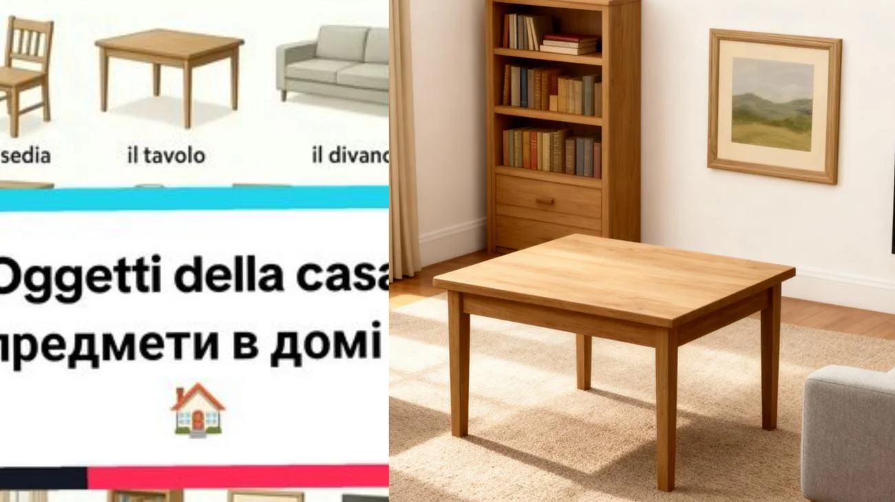 Oggetti della casa — предмети в домі 🏠 items in the house #italy🇮🇹 #italianoconvlad #paroleitaliane"